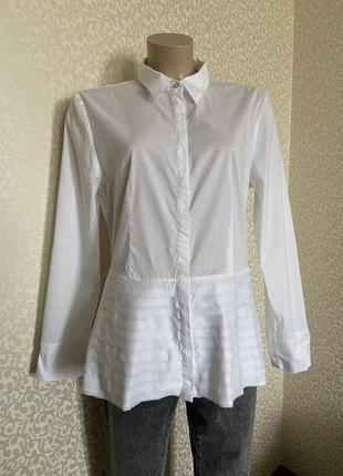 Неймовірна біла блуза,сорочка marc cain5 фото