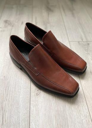 Туфли кожаные оригинал ecco johannesburg 623584 р.44