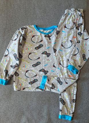 Бавовняна піжама ,домашній костюм для дому та сну для хлопчика2 фото