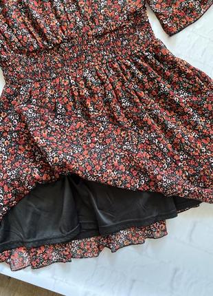 Платье платье amisu с цветочным принтом