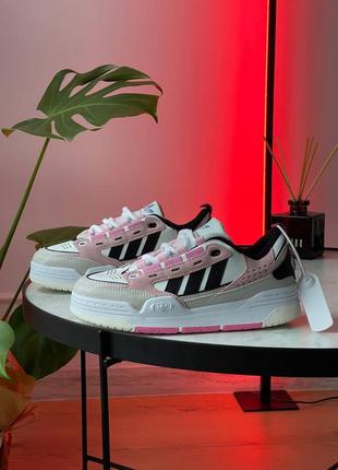 Женские кроссовки адидас ади2000 / adidas adi2000 white beige pink2 фото