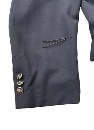 Винтажный шерстяной пиджак burberry vintage5 фото