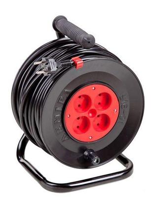 Удлинитель на катушке (переноска) лемира у16-01 пвс 2х2.5 25м