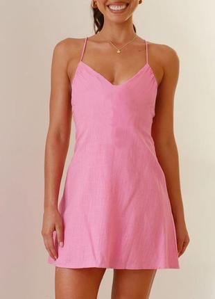 Мини платье в бельевом стиле missguided
