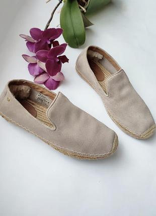 Женские замшевые эспадрильи слипоны ugg оригинал