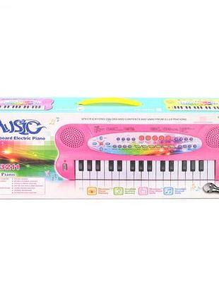 Дитяче піаніно, іграшка синтезатор music, (32 клавіші) hs3211ab
