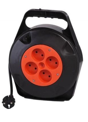 Удлинитель на катушке (переноска) лемира у16-02 пвс 2х1 10 м