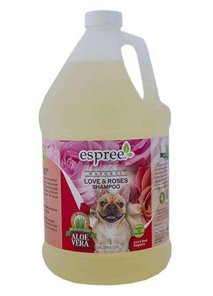 Espree love & roses shampoo (эспри лав росес) шампунь очищающий с ароматом роз для собак