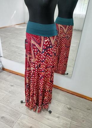 Юбка длинная из хлопка