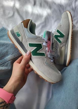 Жіночі кросівки new balance 574 grey