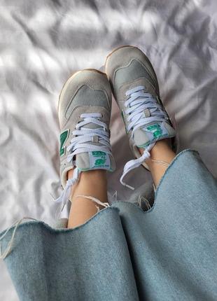 Женские кроссовки new balance 574 grey9 фото