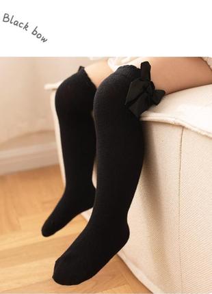 Гольфы с бантиками для девочки