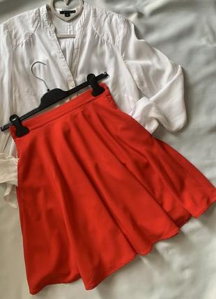 Красная юбка солнце mod cloth размер s/m4 фото