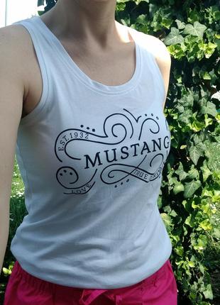 Майка 100% хлопок,  mustang