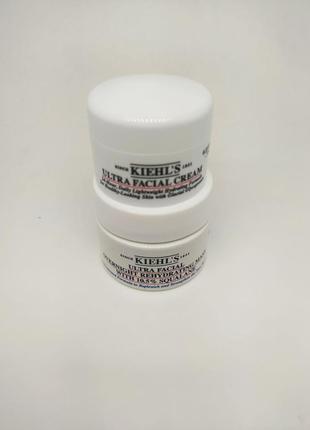 Набір для обличчя зволожувальний kiehl's ultra facial cream ultra facial moisturizing cream overnight hydr