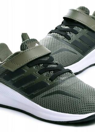 Adidas дитячі кросівки buty dziecięce adidas runfalcon 2.0 eg1581 r.35 хакі оригінал uk 12k
