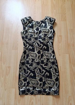 Платье пайетки