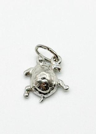 Серебряная подвеска родированная