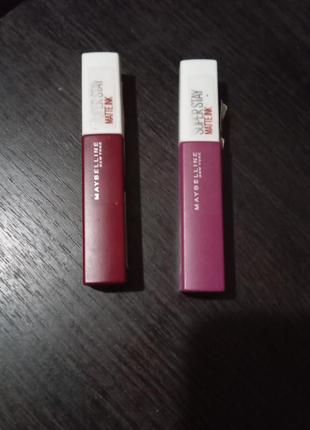 Рідка матова помада maybelline