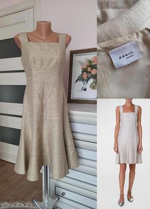 100% шелк роскошное шелковое платье akris