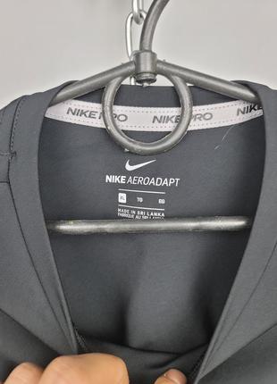 Спортивна бігова кофта топ на довгий рукав nike pro aero adapt4 фото