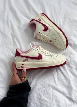 Кроссовки nike air force cherry