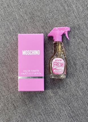 Туалетна вода moschino pink fresh couture