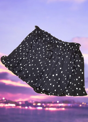 Нова легка спідничка-шорти в горох