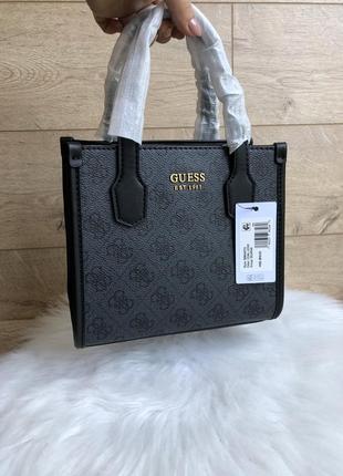 Сумка guess silvana mini tote чорна