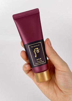 Антивозрастная пенка для умывания the history of whoo jinyul foam cleanser, 40 мл2 фото