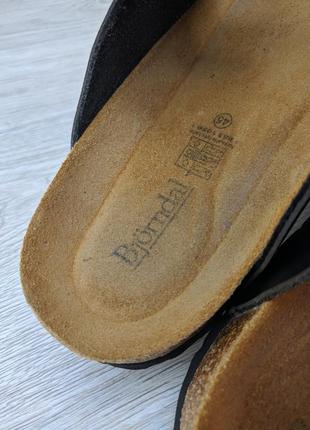 Bjorndal шкіряні шльопанці тапки тапочки 43 р сандалі босоніжки birkenstock arizona...