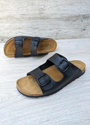 Bjorndal шкіряні шльопанці тапки тапочки 43 р сандалі босоніжки birkenstock arizona...