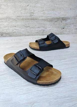 Bjorndal кожаные шлепанцы тапки тапочки 43 р сандалии босоножки birkenstock arizona teva ecco crocs