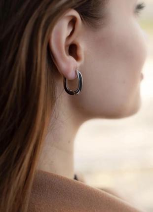 Сережки «oval”
