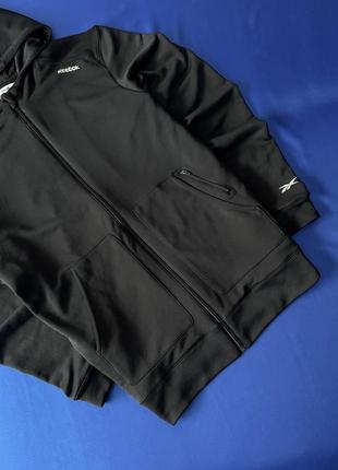 Редкая зепка reebok термобелье худи кофта толстовка куртка ветровка спорт nike tech fleece лампасы3 фото