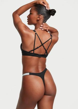 Жіночі плавки тонги victoria's secret зі стразами2 фото