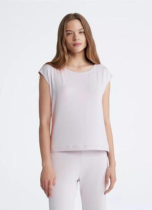 Женская футболка lounge calvin klein