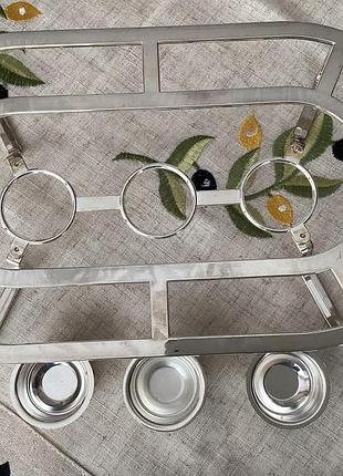 Марміт . посріблена підставка під гаряче.