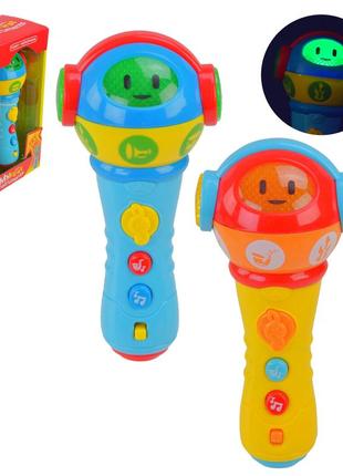 Мікрофон арт. zd658-58 (72шт/2) батар., 2 види миксв короб. 22*11*9см
 tzp147