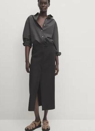 Юбка миди massimo dutti