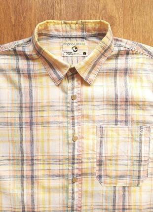 Теніска світла лляна с&a льон котон розмір l