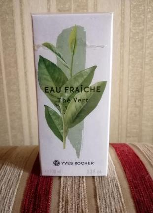 Туалетная вода yves rocher зеленый чай. оригінал.