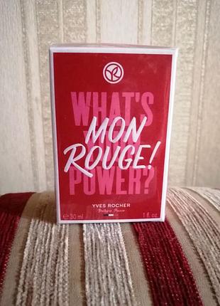 Парфюмированная вода mon rouge от yves rocher. оригінал