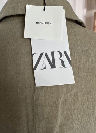 Плаття/сорочка 100% льон льняне zara9 фото