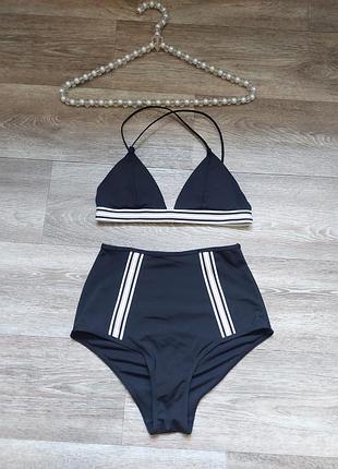 Купальник стильний бра+високі трусики h&m