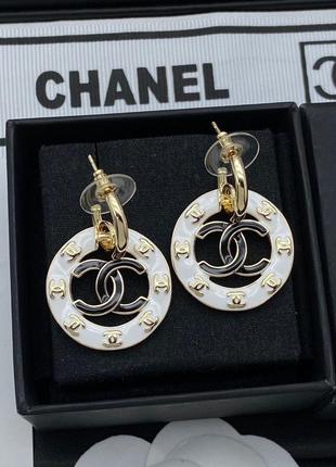 Серьги в стиле chanel 2