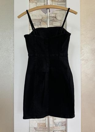 Джинсовый сарафан сукн на бретелях pull & bear3 фото
