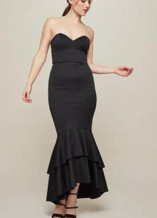 Вечірня сукня бюстє корсет рибка miss selfridge максі плаття