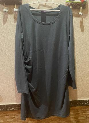 Трикотажное платье для беременных