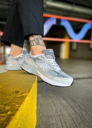 Мужские кроссовки new balance 993 grey 49 беланс серого цвета